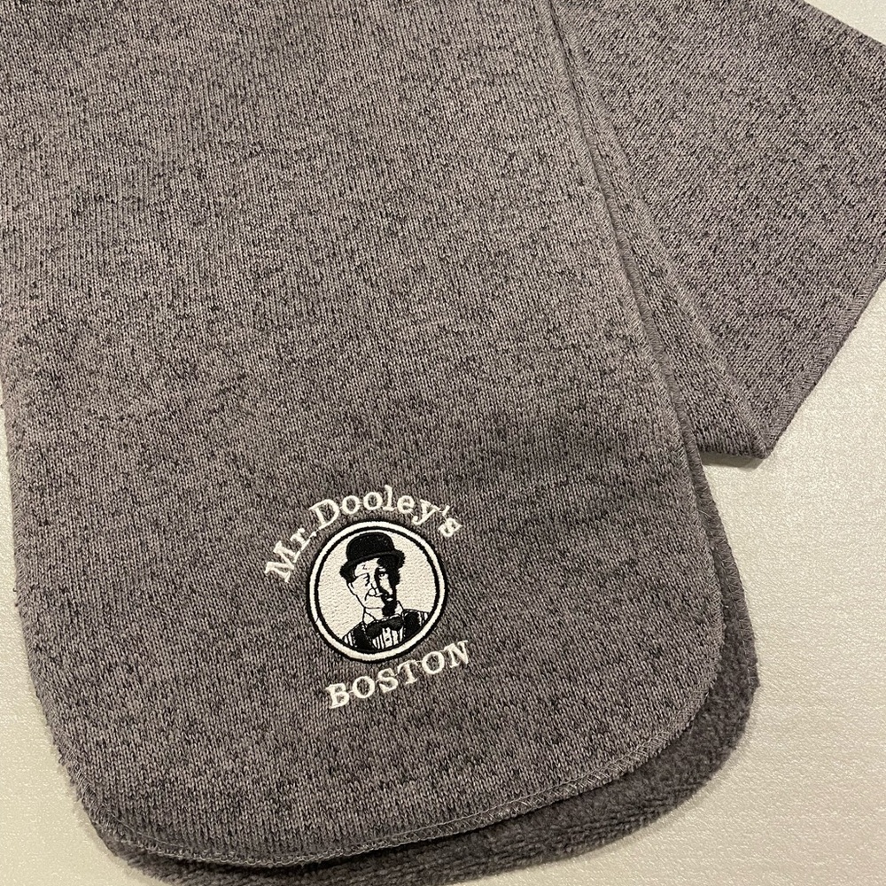 Mr. Dooley's Boston Gray Scarf